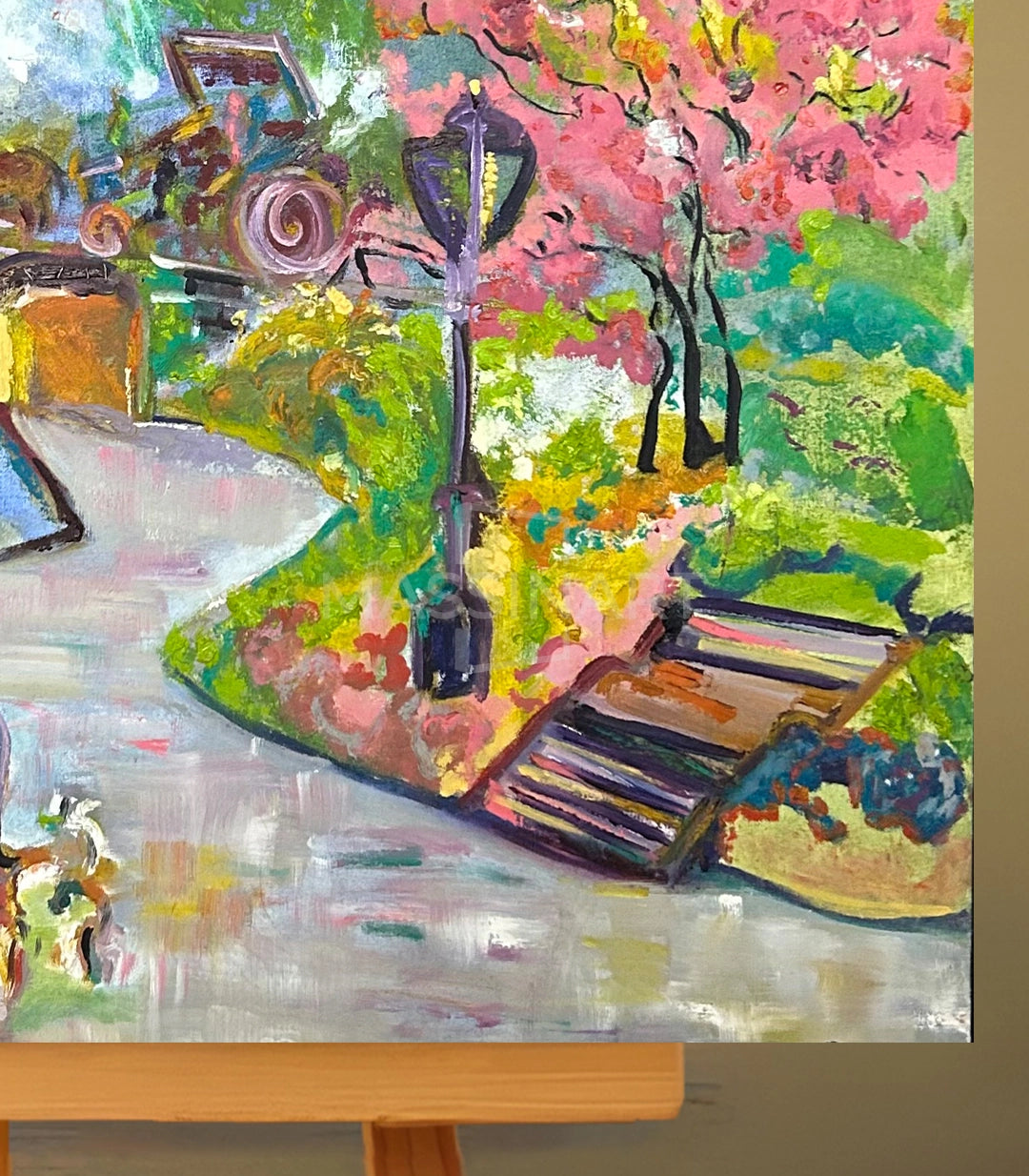 CENTRAL PARK - signé par l'artiste Imane Laamiri